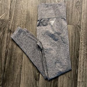 Gymshark Vital Seamless Leggings - Smokey Grey Marl - Small
